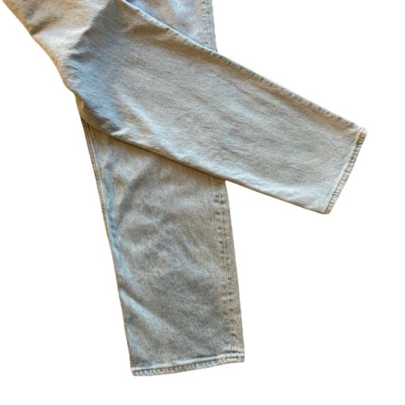 NWT Abercrombie & Fitch The Dad High Rise Curve Love Button Fly Jeans Sz 35 20L - Picture 8 of 10